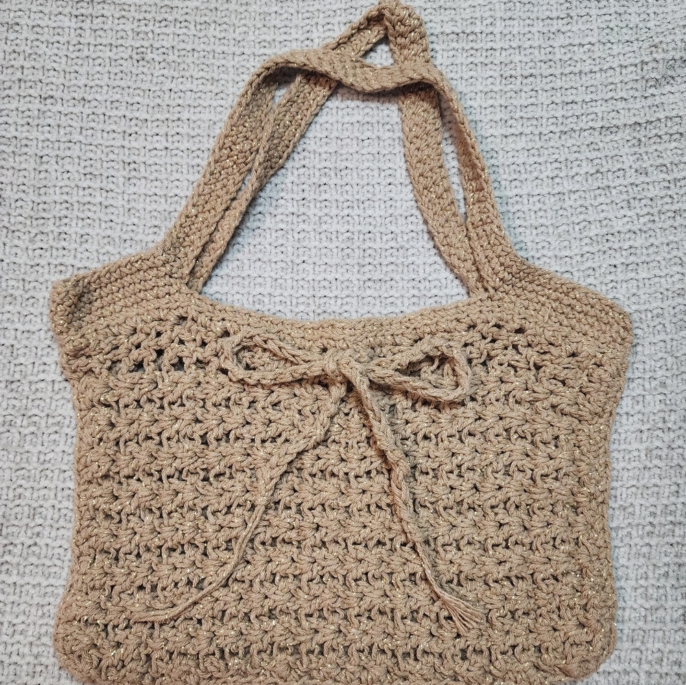 Crochet Knit Shoulder Bag